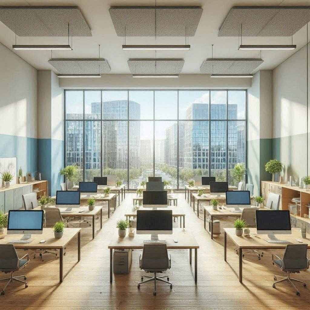 金融服务公司处理新员工批量入职时写字楼办公的办公室噪音控制应先确认什么